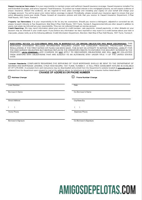 Extrato de hipoteca do banco ATB da Tunísia em formatos Word e PDF 3 baixar para verificação